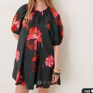 ASOS Black Floral Dress